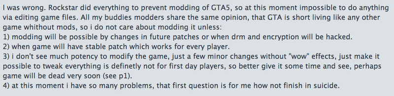 Illustration for article titled There Are Several Promising PC Mods For GTA V Already